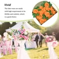 thumbnail image 3 of Yuarrent 25 piezas PE Artificial Rosa decorativa realista hogar escritorio boda fiesta ceremonia flor rama planta decoración Kits de decoración para fiestas Azul claro, 3 of 6