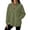 Army Green, variant on Tqcoqu Women's Quarter Zip Pullover Plus Velvet Sweatshirt,Stand Collar Raglan Sleeve Loose Casual Long Sleeve Fall Winter Top