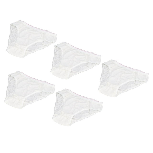 Pure 5 Uds Ropa Interior Desechable Para Mujer Ropa Interior Desechable De Maternidad De Algodón Puro Para Viajar