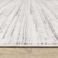thumbnail image 2 of Oriental Weavers Montecito Area Rug - 4154W - 2'3" x 7'6" - in White/ Grey - Modern Style, Stain Resistant, Family and Pet Friendly , Entryway, Hallway Runner Rug, 2 of 4