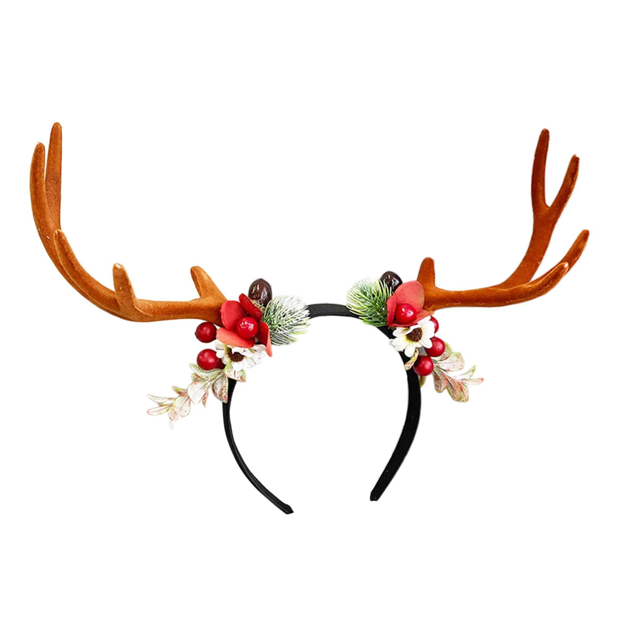 Reindeer Headband Horns Cosplay Antlers Christmas Fancy Dress Hair Accessories 
