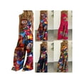 thumbnail image 5 of KOMOO Women's Plus Loose Overalls Ethnic Print Sleeveless Wide Leg Jumpsuit Pockets Rompers Pants, 5 of 6