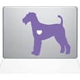 thumbnail image 1 of The Decal Guru J'adore Mon Aéré Terrier Autocollant Vinyle Autocollant, 15" MacBook Pro (Modèles 2016 et Plus Récents), Lavande, 1 of 1