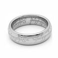 thumbnail image 3 of Ginger Lyne Tungsten Wedding Band for Men or Women Lords One Ring of Power Silver 6mm or 4mm, 3 of 5