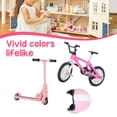 thumbnail image 3 of Juego De Scooter De Bicicleta En Miniatura, Juego De Casco De Bicicleta De Scooter De Casa De Muñecas De Jardín, Ideal Para Casas De Muñecas O Escenas De Jardín En Miniatura,, 3 of 7