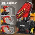 thumbnail image 4 of Technic Mobile Construction Crane Truck Building Blocks, RC Pneumatic Heavy-Duty Truck, Lorry Crane Building Set for Adult, Construction Vehicles Model for Adults(4012 PCS), 4 of 7
