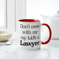 thumbnail image 4 of CafePress - Don't Mess With Me My Kid's A La - 11 oz Ceramic Mug - Novelty Coffee Tea Cup, 4 of 4