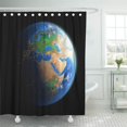 thumbnail image 1 of Cortina de Ducha Europea ABPHQTO Planeta Tierra Negro 160x180 cm, 1 of 1
