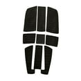 thumbnail image 1 of 9 Uds. Almohadilla de tracción para tabla de surf, alfombrilla de agarre para cubierta, almohadilla profesional para tabla de surf EVA, almohadillas t Negro Sunnimix Almohadilla de tracción para tablas de surf, 1 of 8