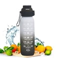 thumbnail image 1 of 1 Liter Bottle, Update Water Bottle Up Set Drinking Straw, No Sugar, Outdoor Water Bottle Free, 1 of 5