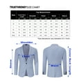 thumbnail image 3 of Yesfashion Mens Casual Blazer Sport Coats One Button Lightweight Knit Textured Suit Jackets for Men, 3 of 9