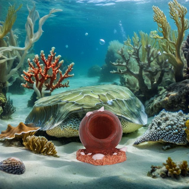 BESTYASH De Acuario Con Cueva Para Peces Betta Y Camarones