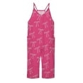 thumbnail image 5 of Jumpsuit for Girls Casual Sleeveless Jumpsuit Kids Overalls with Pockets Summer Romper for Girls 9-10Years, 5 of 6