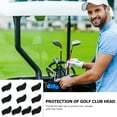 thumbnail image 3 of 10 Pcs Housses de Club Professionnelles Housses de Protection en Fer Portable Accessoire de Golf, 3 of 8