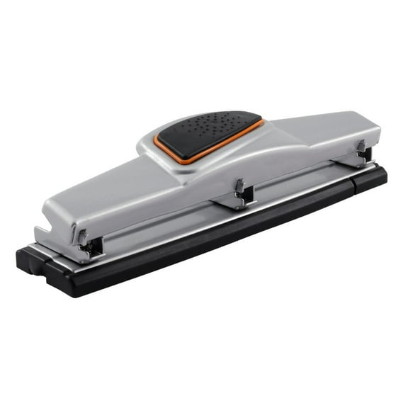 Office Depot® Brand 3-Hole Paper Punch, 10-Sheet Capacity, Silver