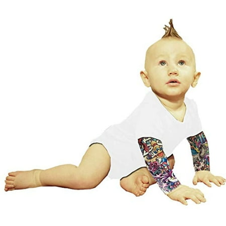 

Wild Rose Baby Tattoo Sleeve Shirt Bodysuit Salvation White 12-18 Months
