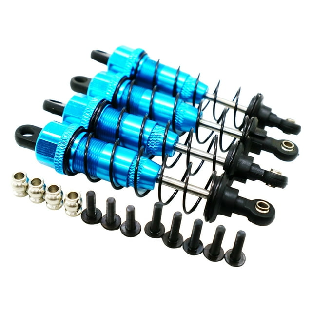 Bewildely Perno de bola fuerte de aleación de aluminio 1/10 para FS 53633 51805 51806 53625 53632 pieza de coche RC accesorios de coche piezas Kits de construcción modelo Azul