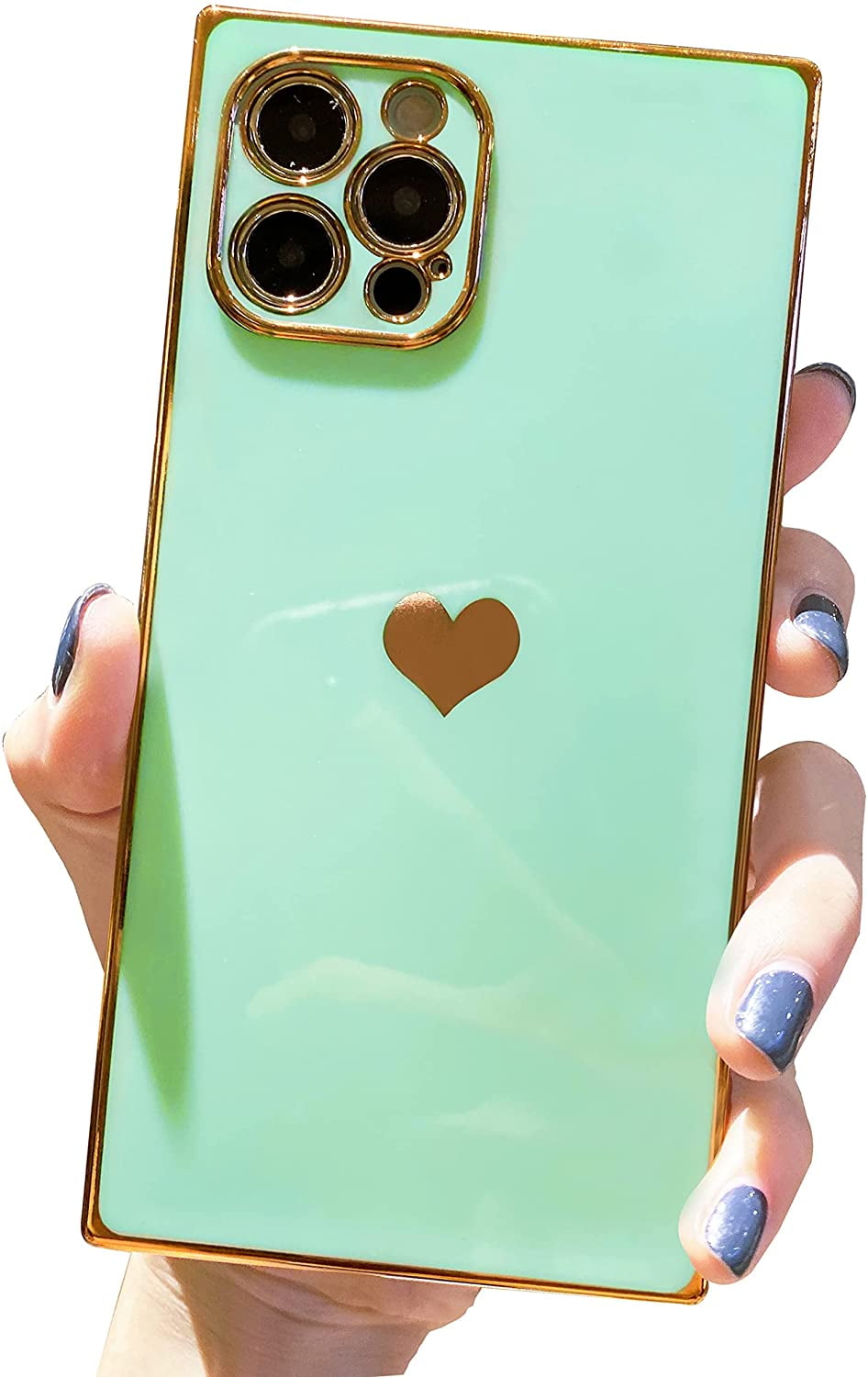 KIQ Square TPU Series For Cute iPhone 13 Pro Max Case For Women