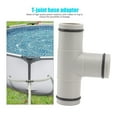 thumbnail image 4 of T Shape Hose Plunger Valve, Sturdy Dual Split Hose Plunger Valve 1.25 Inch T Connection Elastic Rubber   for Replacement, 4 of 7