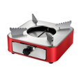 thumbnail image 1 of compacta Spirit , quemador de electrodomésticos de cocina ligero a prueba de vient mochileros, senderismo, , pícnic al aire rojo Sunnimix estufa de campamento, 1 of 8