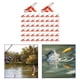 thumbnail image 5 of Clips de cebo de impacto, broches rápidos, conector de pesca resistente, herramientas de pesca Rojo, 5 of 8