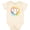 Natural, variant on Inktastic Baseball Sports Heart Girls Baby Bodysuit