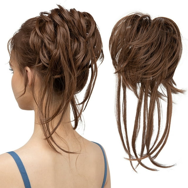 Baohd Fiber Ponytail Bun Multipurpose Hairstyle Essential For Women With Novel And Unique Styles Curly Hair 60 1Set