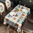 thumbnail image 3 of Lovely Dog Breeds Rectangle Tablecloth 60"x120",Waterproof Polyester Rectangle Table Cloth, Wipeable Spillproof Polyester Tablecloth for Dining, Camping, Indoor and Outdoor, 3 of 6