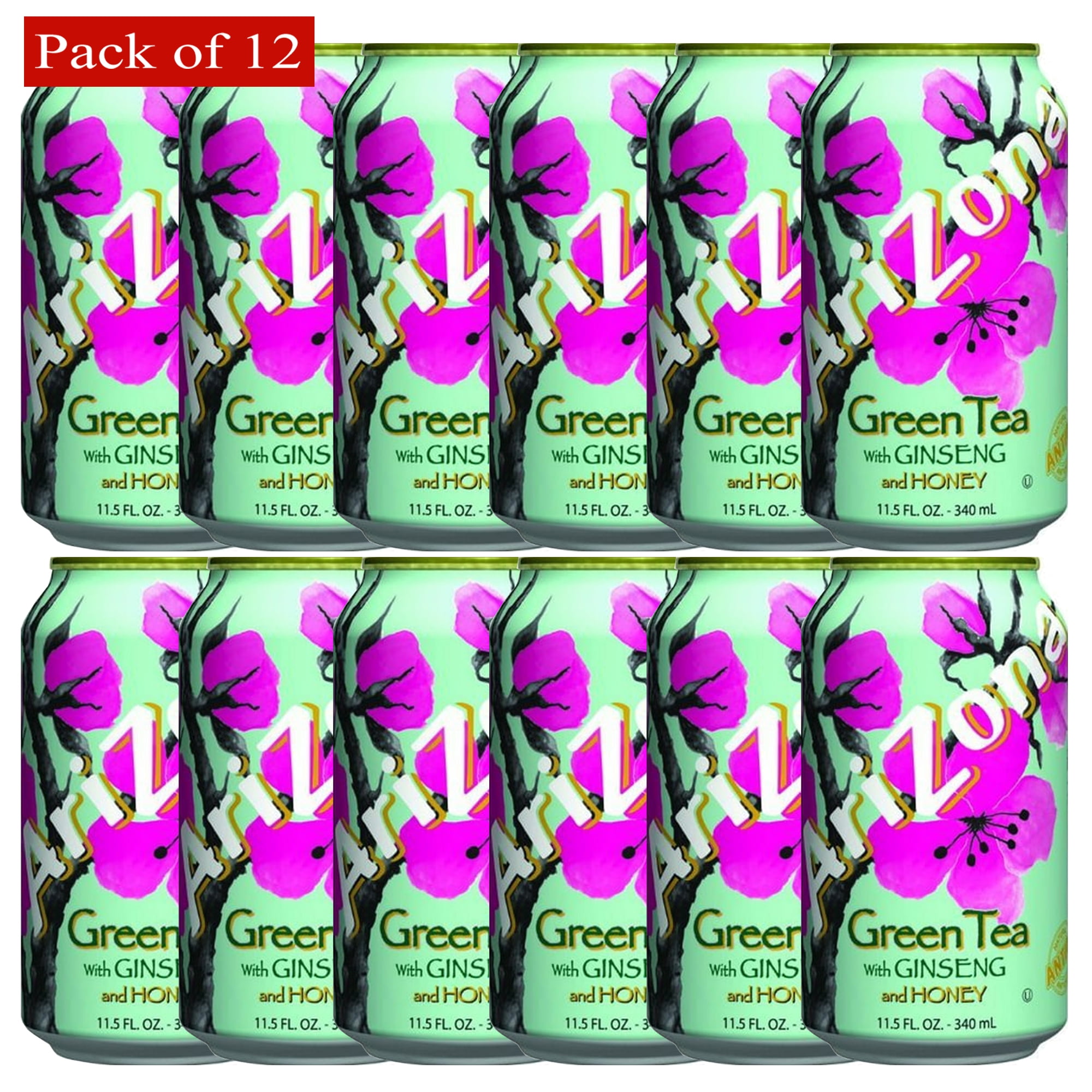 Arizona Green Tea, 11.5-Ounce (Pack of 12) by Arizona