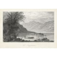 thumbnail image 2 of Bryant, William Cullen 14x11 Gold Ornate Wood Framed with Double Matting Museum Art Print Titled - The Susquehanna, 2 of 4