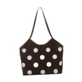 thumbnail image 4 of Bolso de viaje moderno con asa, estilo hobo, ideal para viajes y fines de semana. Café, 4 of 8