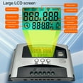 thumbnail image 4 of MPPT Solar Charge Controller, LCD Display High Efficiency App Control Solar Panel Battery Regulator  for Outdoor 30A,40A,50A,60A, 4 of 7