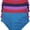 Blue & Multicolor, variant on ToBeInStyle Women's Pack of 6 High Waisted Briefs