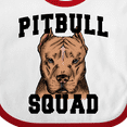 thumbnail image 4 of Inktastic Dog Pitbull Squad Boys or Girls Baby Bib, 4 of 4