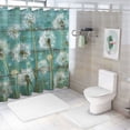 thumbnail image 7 of dandelions  Bathroom Decor Set , multi size Colorful Luxurious Graphic Print Polyester Fabric Fashion Bathroom Decor Sets with Hooks  shower curtain for Bathroom Home Bathtubs Bathroom Curtain, 7 of 7