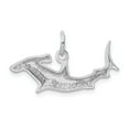 thumbnail image 3 of 14k White Gold Hammerhead Shark Charm, 3 of 3
