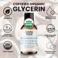 thumbnail image 4 of 100% Organic Glycerin - For Skin & Hair - Food Grade - USDA Certified - Not From Palm Oil - Perfect Skin and Hair Moisturizer - 2 Fl Oz, 4 of 5
