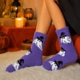 thumbnail image 5 of Voska Womens Halloween Thick Warm Mid Calf Socks Novelty Cozy Fall Winter Loungewear, 5 of 7