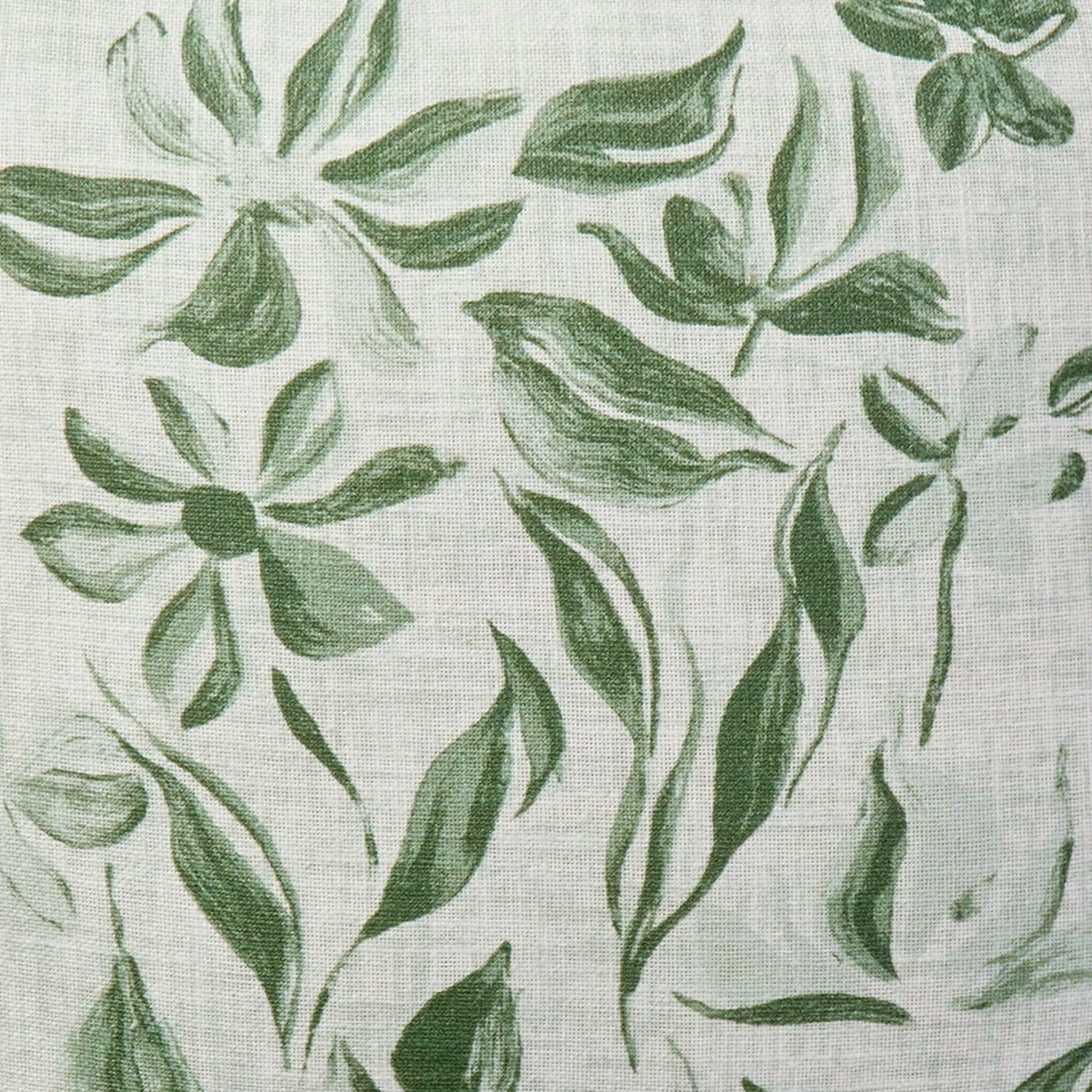 Better Homes & Gardens Floral Decorative Pillow, 18x18, Green