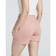 thumbnail image 4 of Real Essentials 3 Pack: Women’s Cotton French Terry Shorts Pockets - Casual Athletic Lounge (Available In Plus), 4 of 6