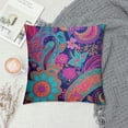 thumbnail image 2 of COMIO  Mandala Throw Pillow Cover , Bohemian Paisley Printed Decor Cushion Cover for Sofa Couch Bed, 2 of 5