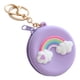 thumbnail image 1 of FloreceBien Monedero de Silicona Lindo Cierre de Cremallera Opción de Regalo Bolsa de Cambio para Mujer Monedero para Llaves de Lápiz LabialRedondo, Arco Iris, 1 of 6