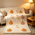 thumbnail image 4 of Halloween Throw Blanket, 59.05In X 78.74In, Soft Festive Autumn Plush Throw, Cozy Decor Piece For Farmhouse, Couch & Bedroom Rest Time, 4 of 5