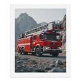 thumbnail image 5 of Paint by Numbers Kit for Adults, Fire Truck Desert Mountains Paint by Numbers, Easy Paint by Numbers Kit for Adults Beginner, DIY Adult Paint by Number Kits on Canvas, 12x16in Home Decor, 5 of 7