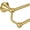 Brushed Gold, variant on Antique Bathroom Double Towel Bar Oil Rubbed Bronze, 24 Inch Towel Racks for Bathroom Wall Mounted,Bathroom Towel Holder Bronze,Two Towel Rod Hanger for Hotel
