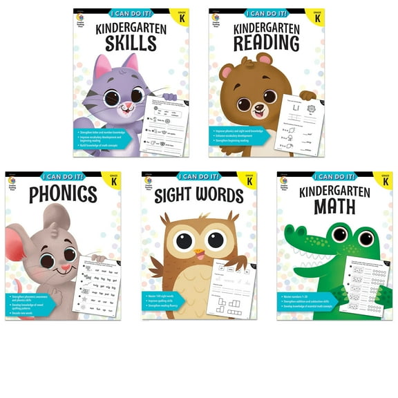 Creative Teaching Press I Can Do It! Kindergarten Skills Workbook