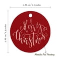 thumbnail image 6 of Inkdotpot Rose Gold Foil Paper Hang Tag Merry Christmas Favor Tag 100 Piece, 6 of 7
