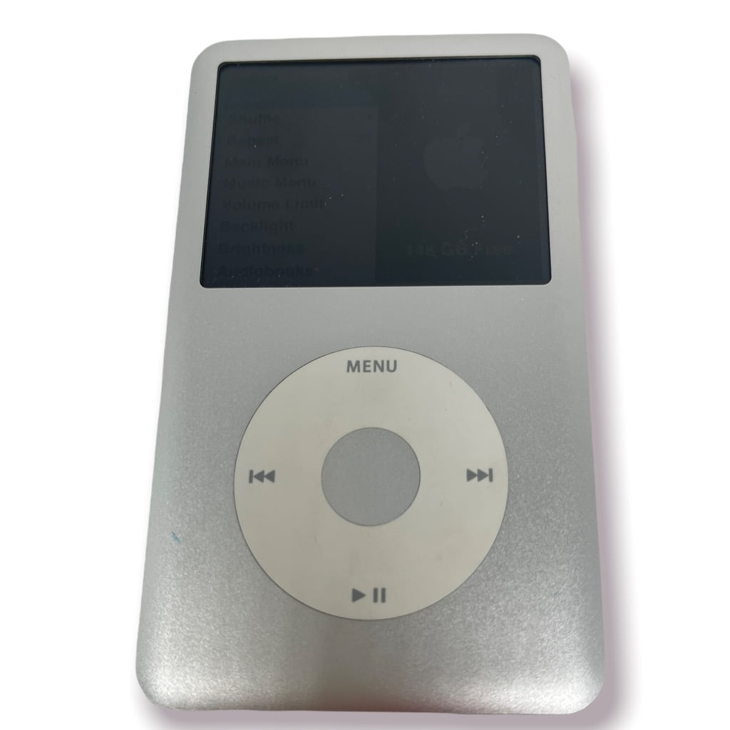 Apple 7th Gen iPod 160GB Silver Classic MP3 Music/Video Player Used  Excellent