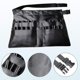 thumbnail image 4 of Bolsa de cintura con soporte para brochas de maquillaje cosmético profesional con correa para cinturón de artista Bolsa organizadora de almacenamiento con múltiples bolsillos (, 4 of 5