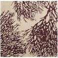thumbnail image 5 of SAFAVIEH Bella Pascal Floral Coral Wool Area Rug, Beige/Purple, 5' x 5' Round, 5 of 9